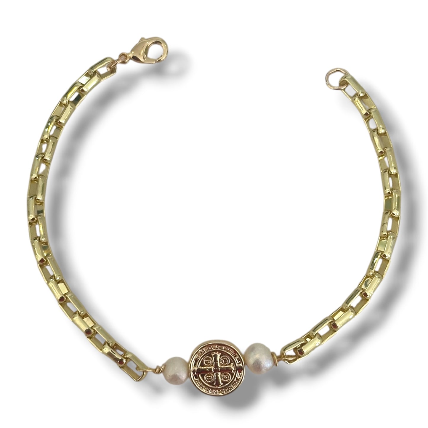 Pulsera San Benito-Perlas
