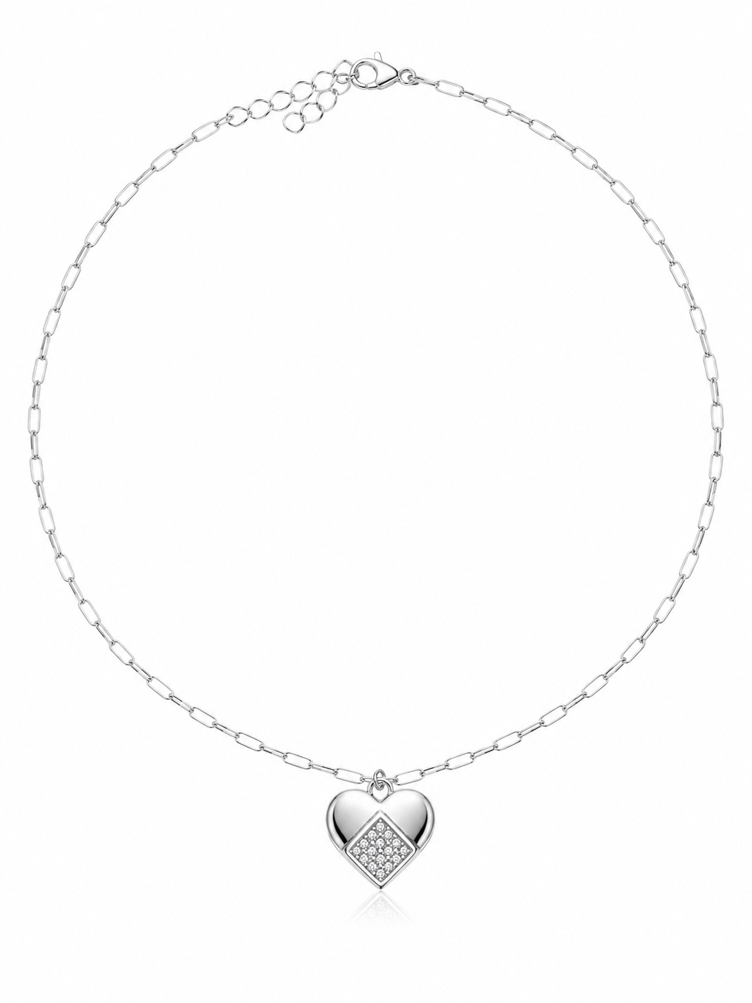 Collar Amour plateado