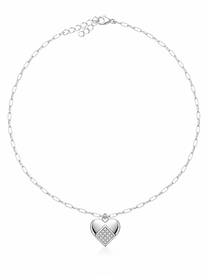 Collar Amour plateado