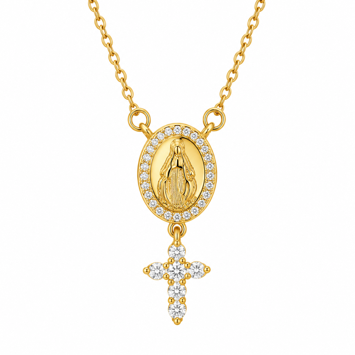 Collar Virgen milagrosa