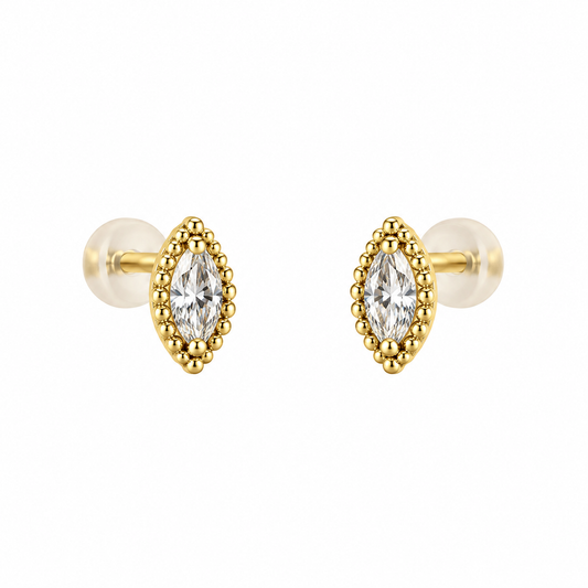 Mini studs gota zirconia