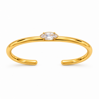 Pulsera rígida zirconia