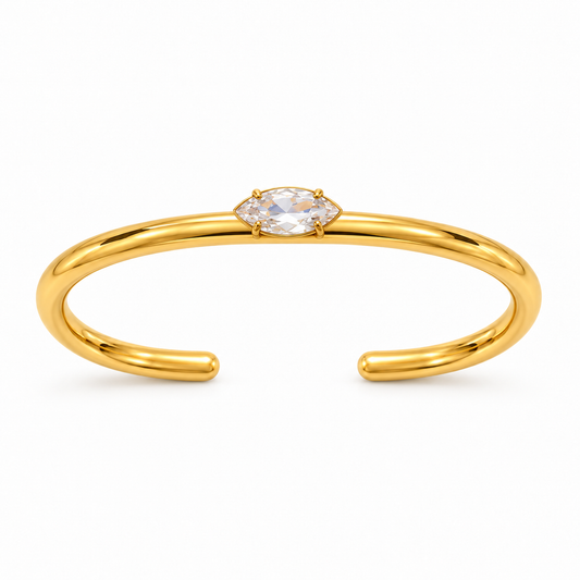 Pulsera rígida zirconia