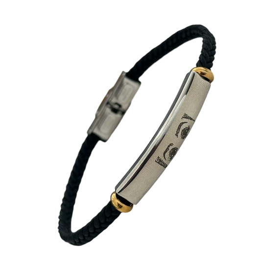 Pulsera de Cuero Personalizable