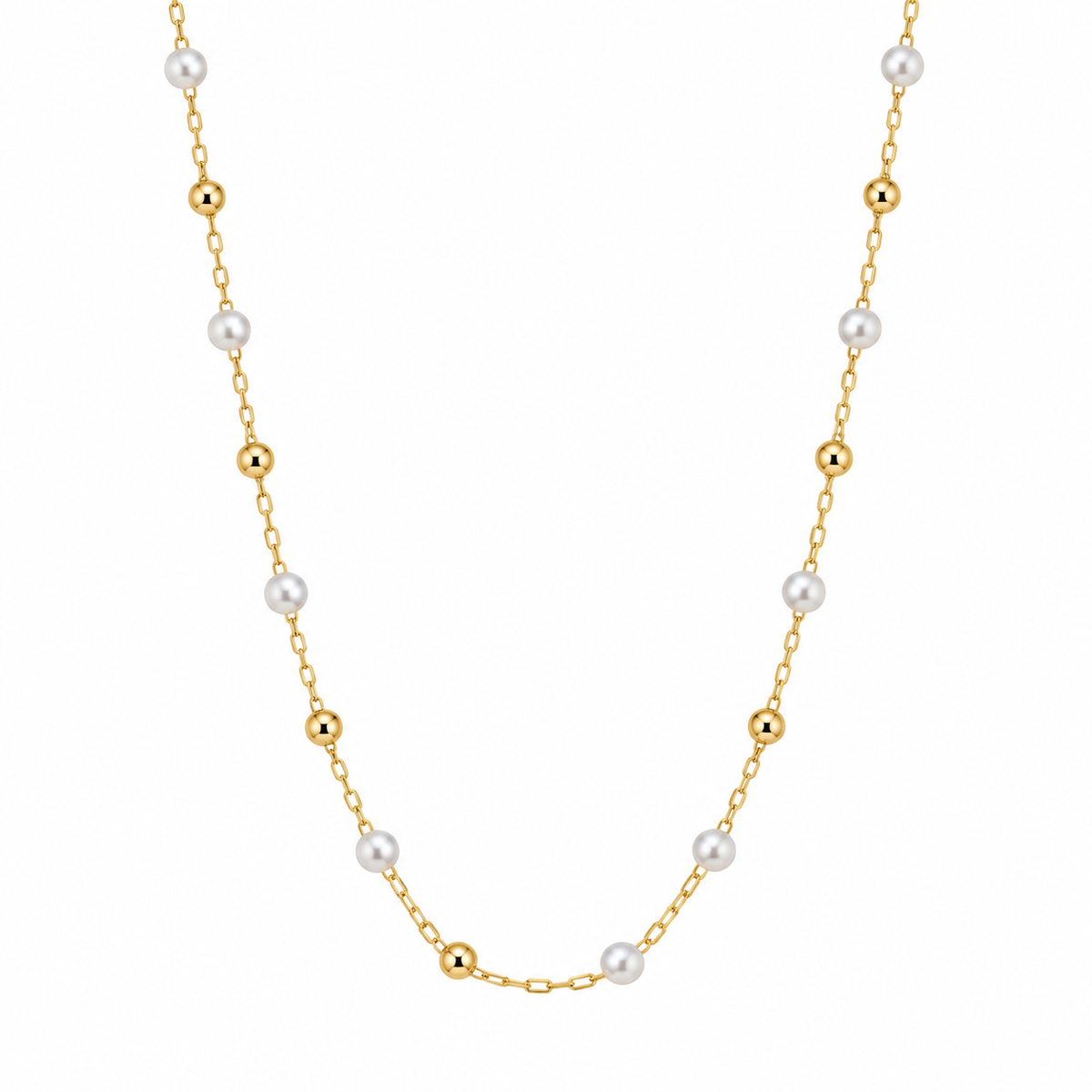Collar perla-bolita