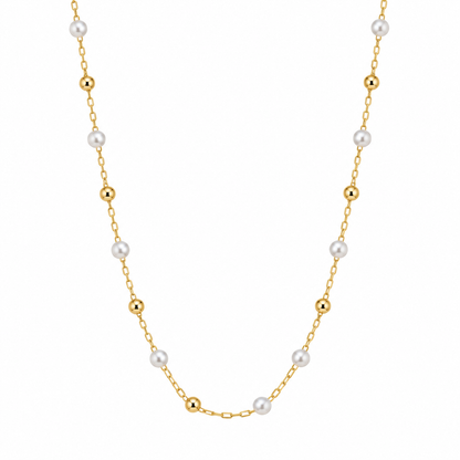 Collar perla-bolita