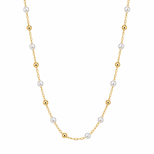 Collar perla-bolita