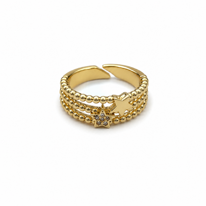 Anillo estrella doble