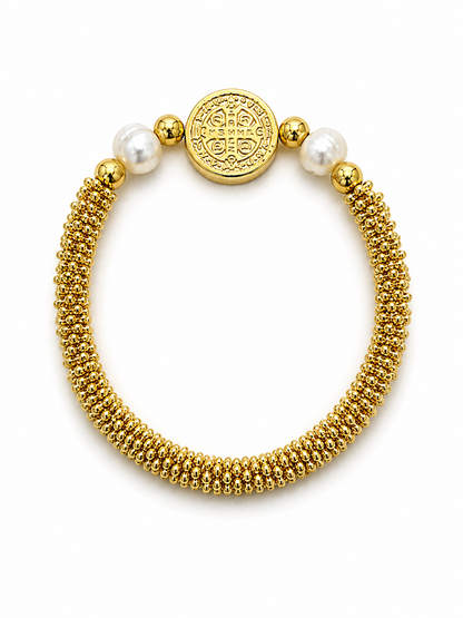 Pulsera San Benito cuentas