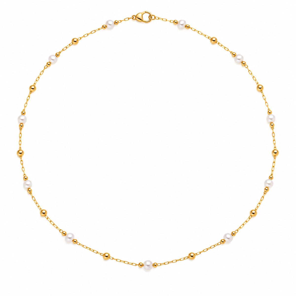 Collar perla-bolita