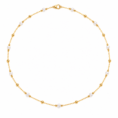 Collar perla-bolita