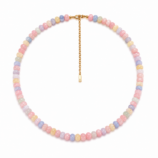 Collar Piedra morganita