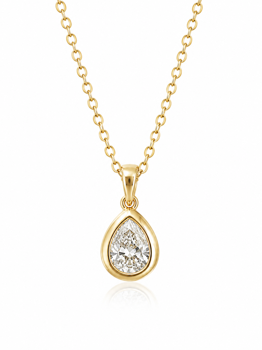 Collar gota zirconia