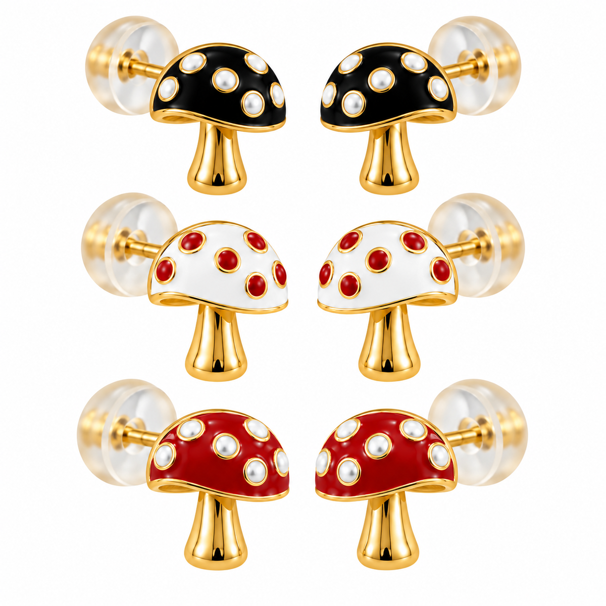 Aretes hongo