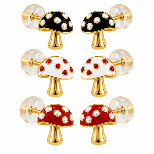 Aretes hongo