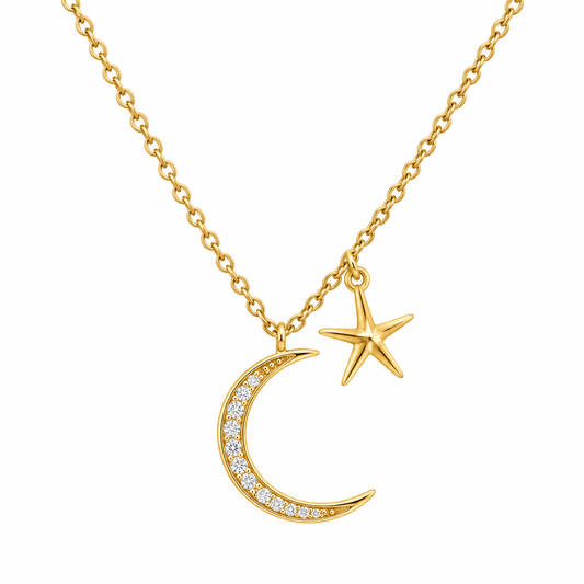 Collar Luna-Estrella