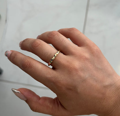 Anillo rainbow dots