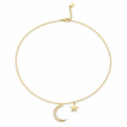 Collar Luna-Estrella