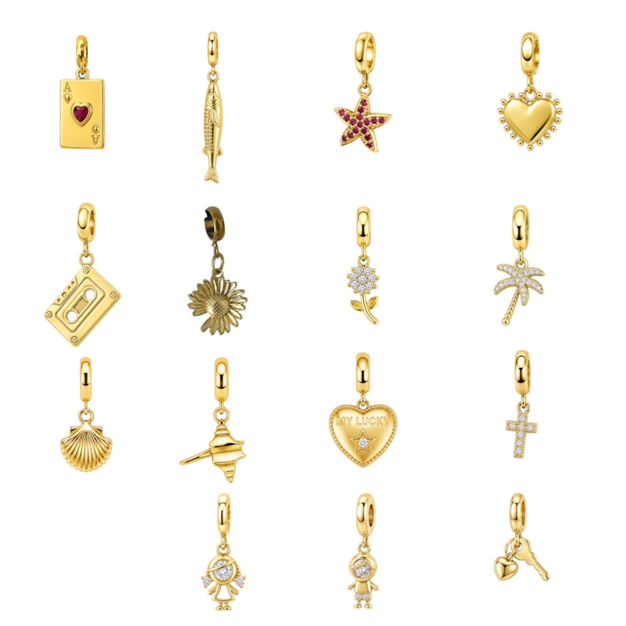 Charms dorados