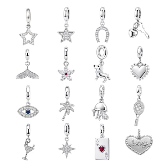 Charms plateados