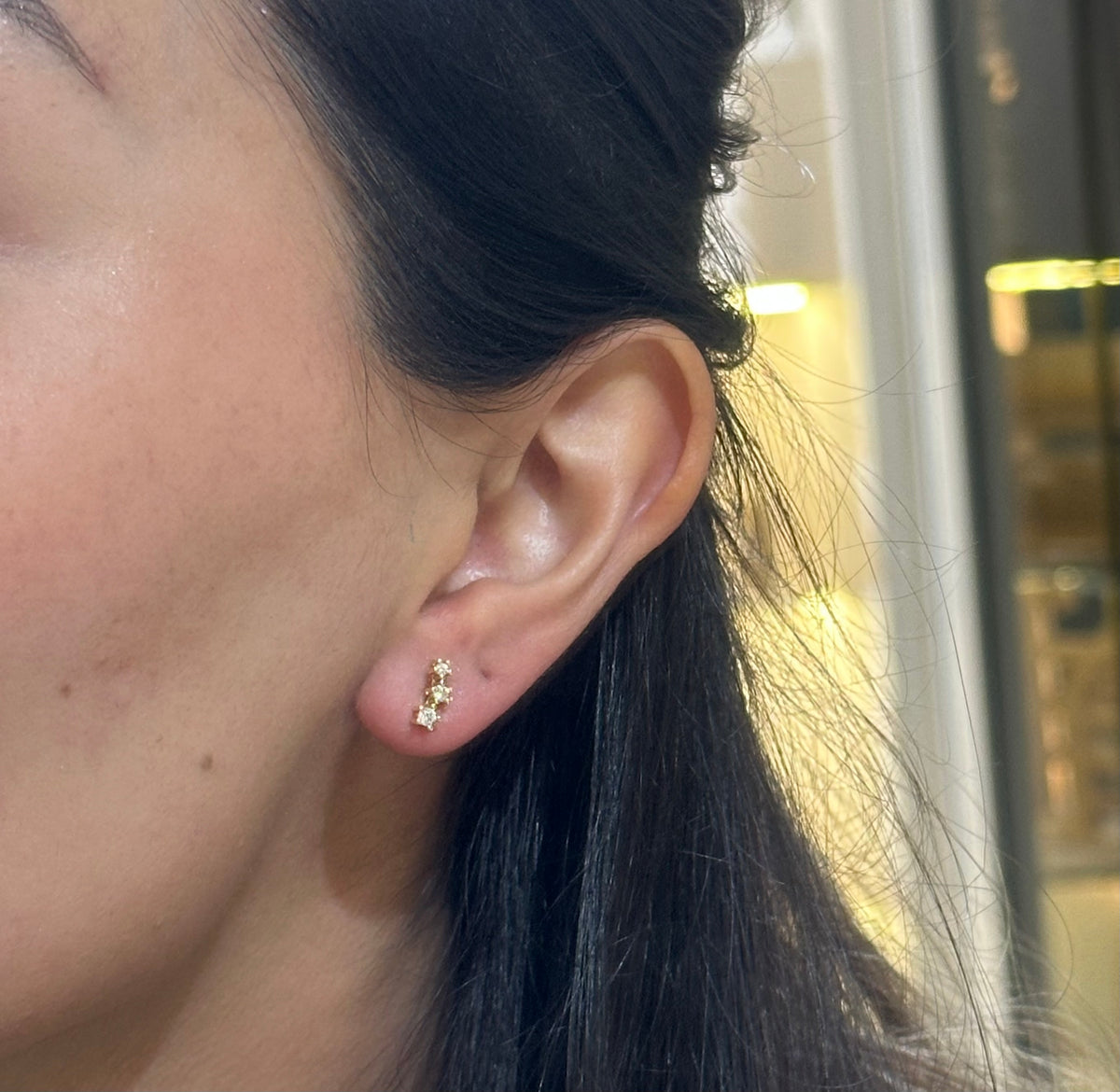Studs 3 zirconias