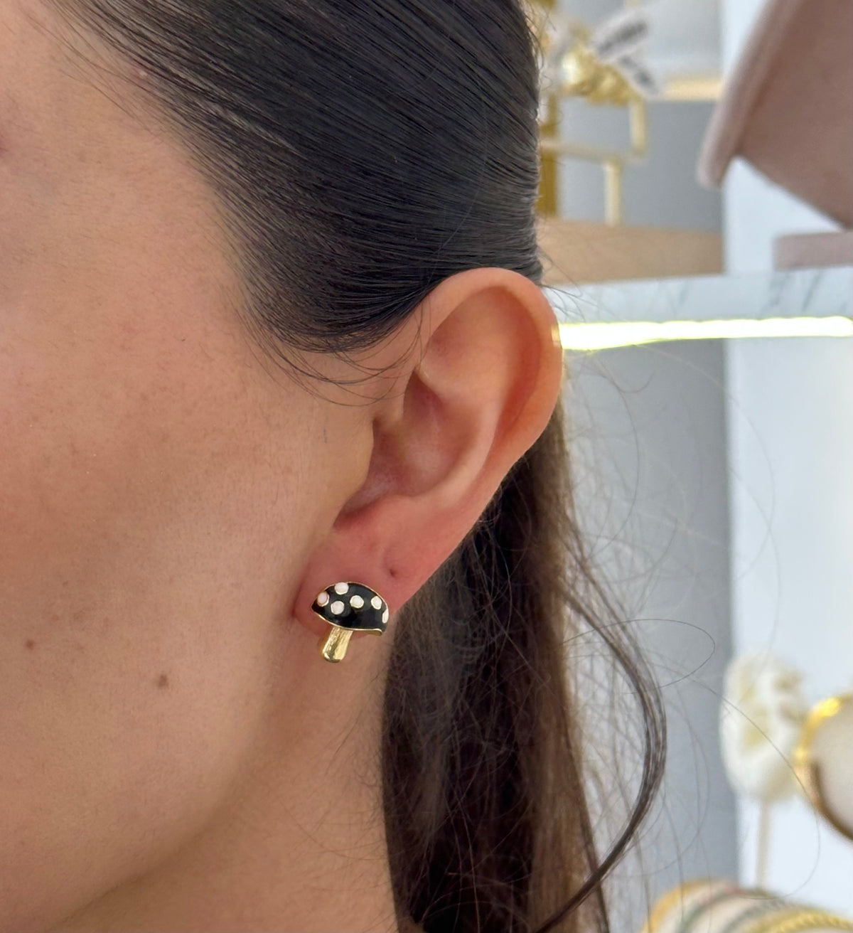 Aretes hongo