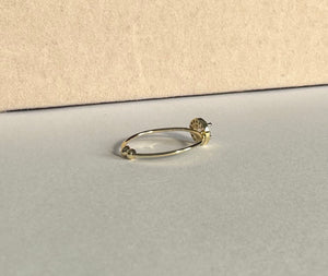 Mini anillo zirconia