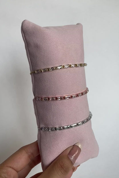 Pulseras ajustables zirconias