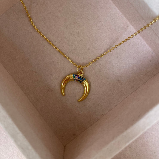 Collar luna rainbow