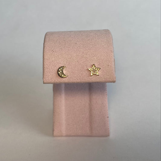 Studs mini luna/estrella