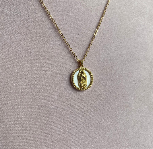Virgen de Guadalupe madre perla