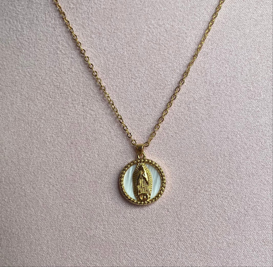 Virgen de Guadalupe madre perla