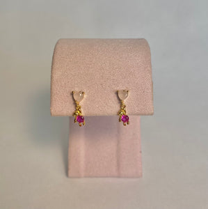 Studs mini oso corazón