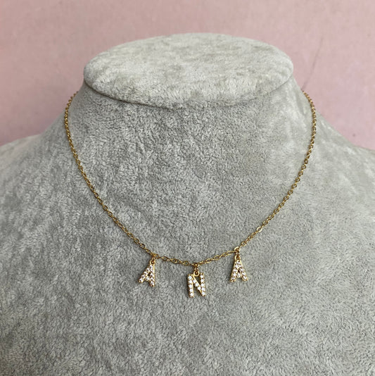 Collar personalizado zirconia