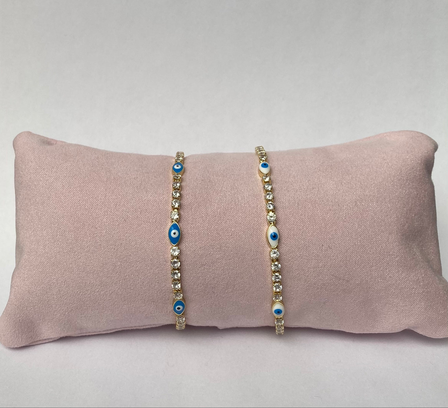Pulsera ojos zirconia