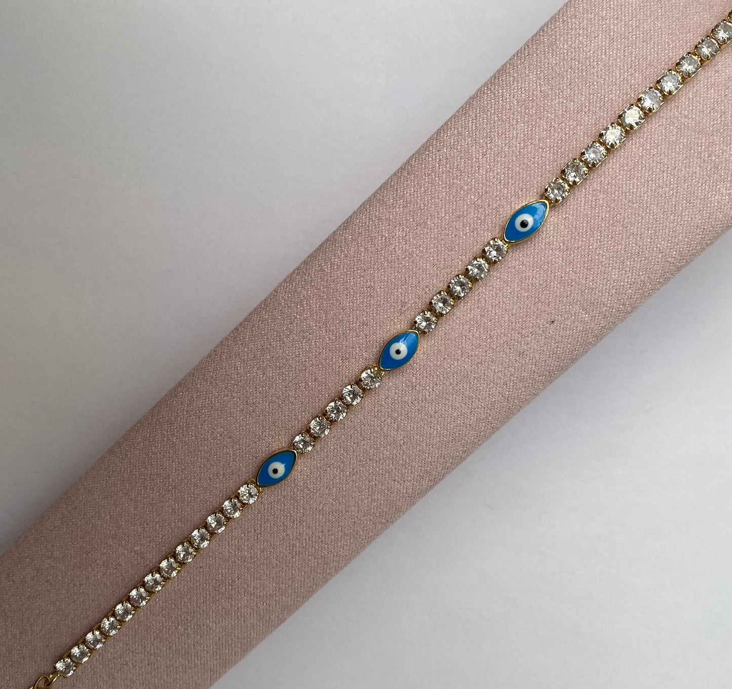Pulsera ojos zirconia