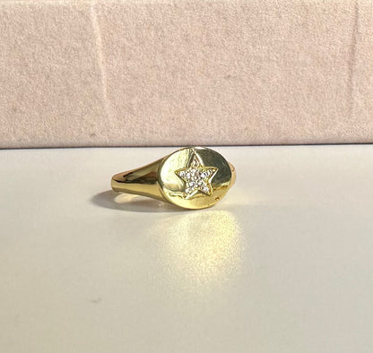 Anillo bold star