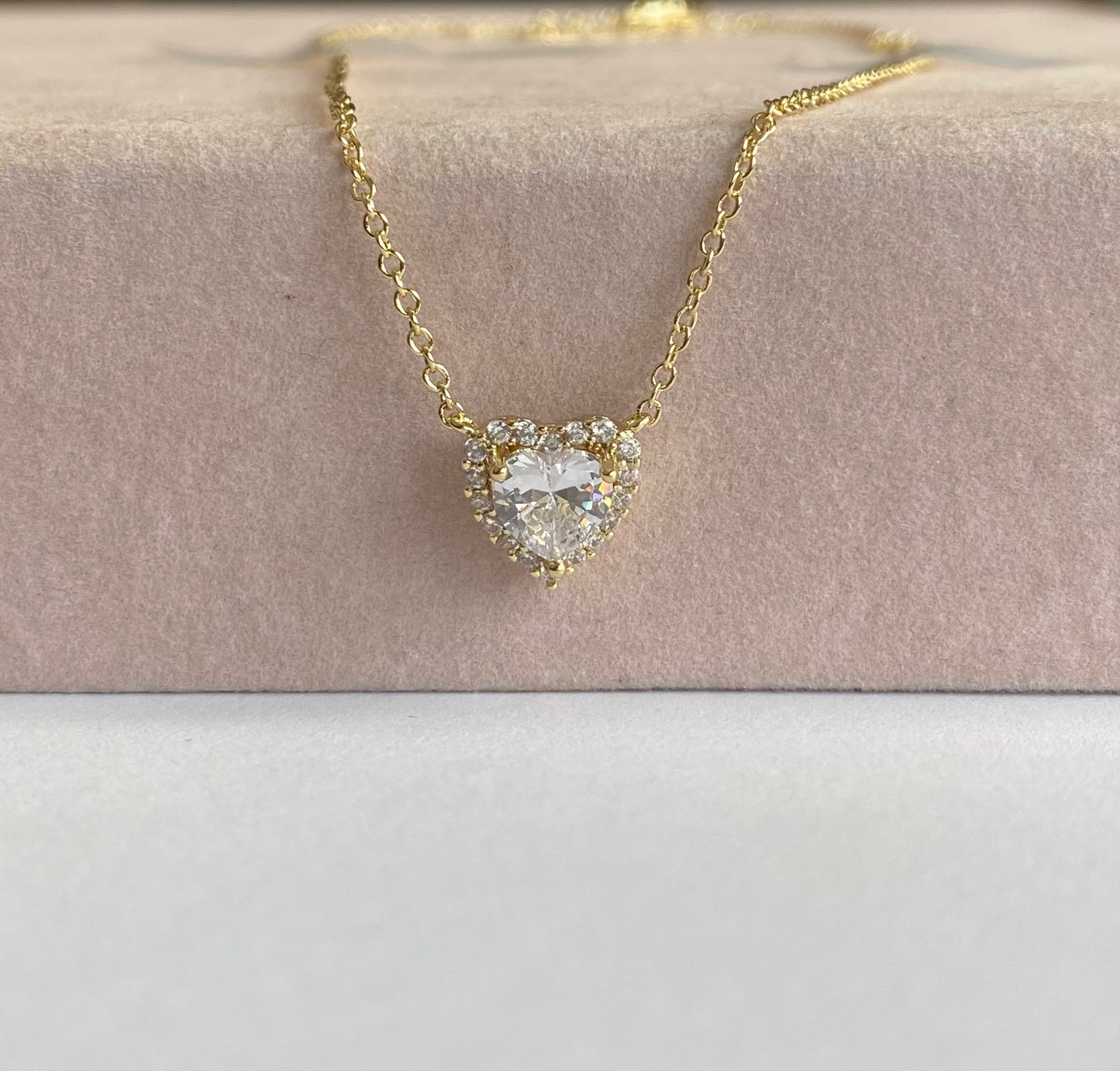 Collar corazón royal