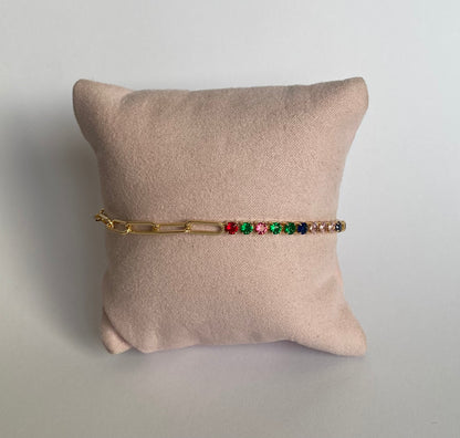 Pulsera slim zirconia