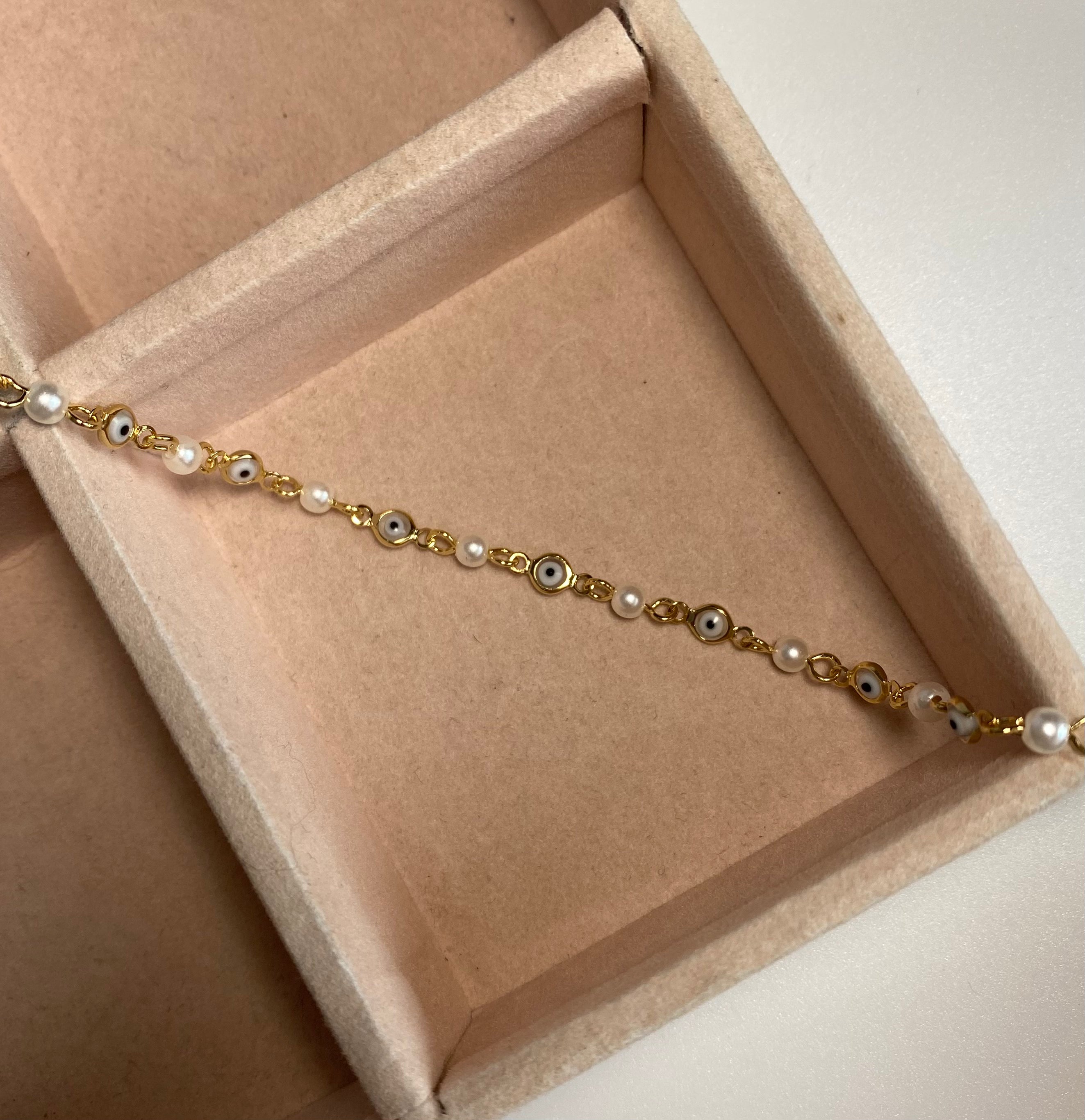 Pulsera Perla ojitos