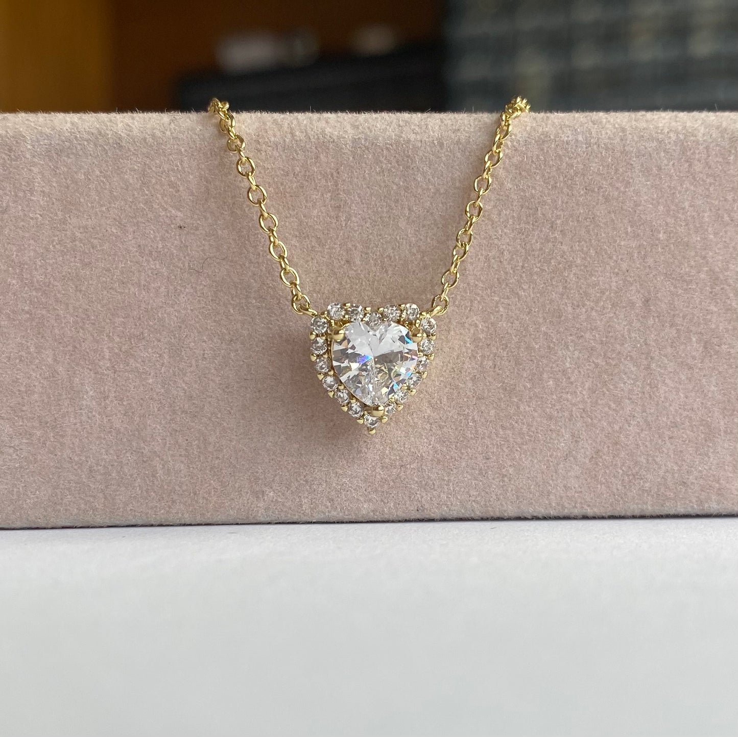 Collar corazón royal