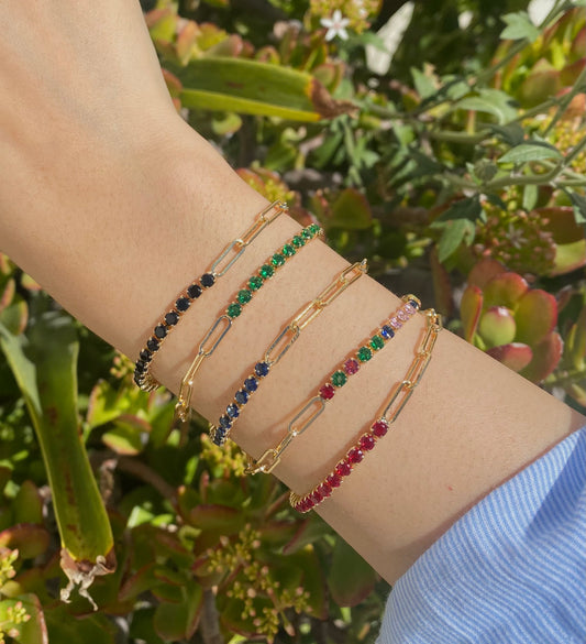 Pulsera slim zirconia