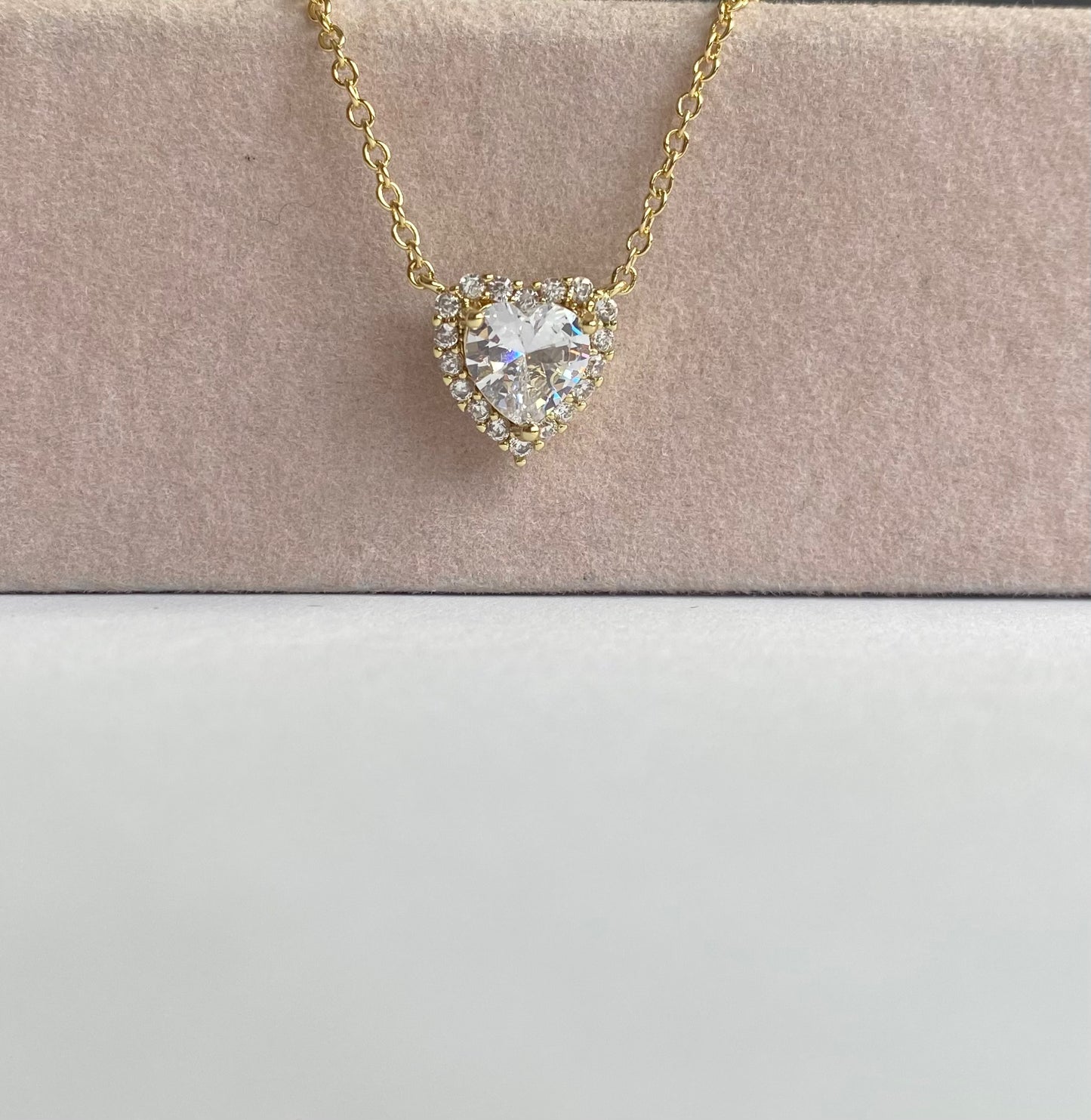 Collar corazón royal